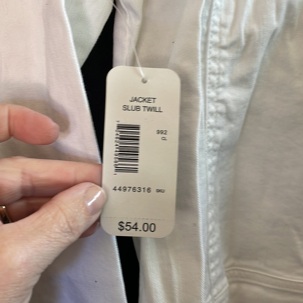 White jean jacket - Picture 4 of 5